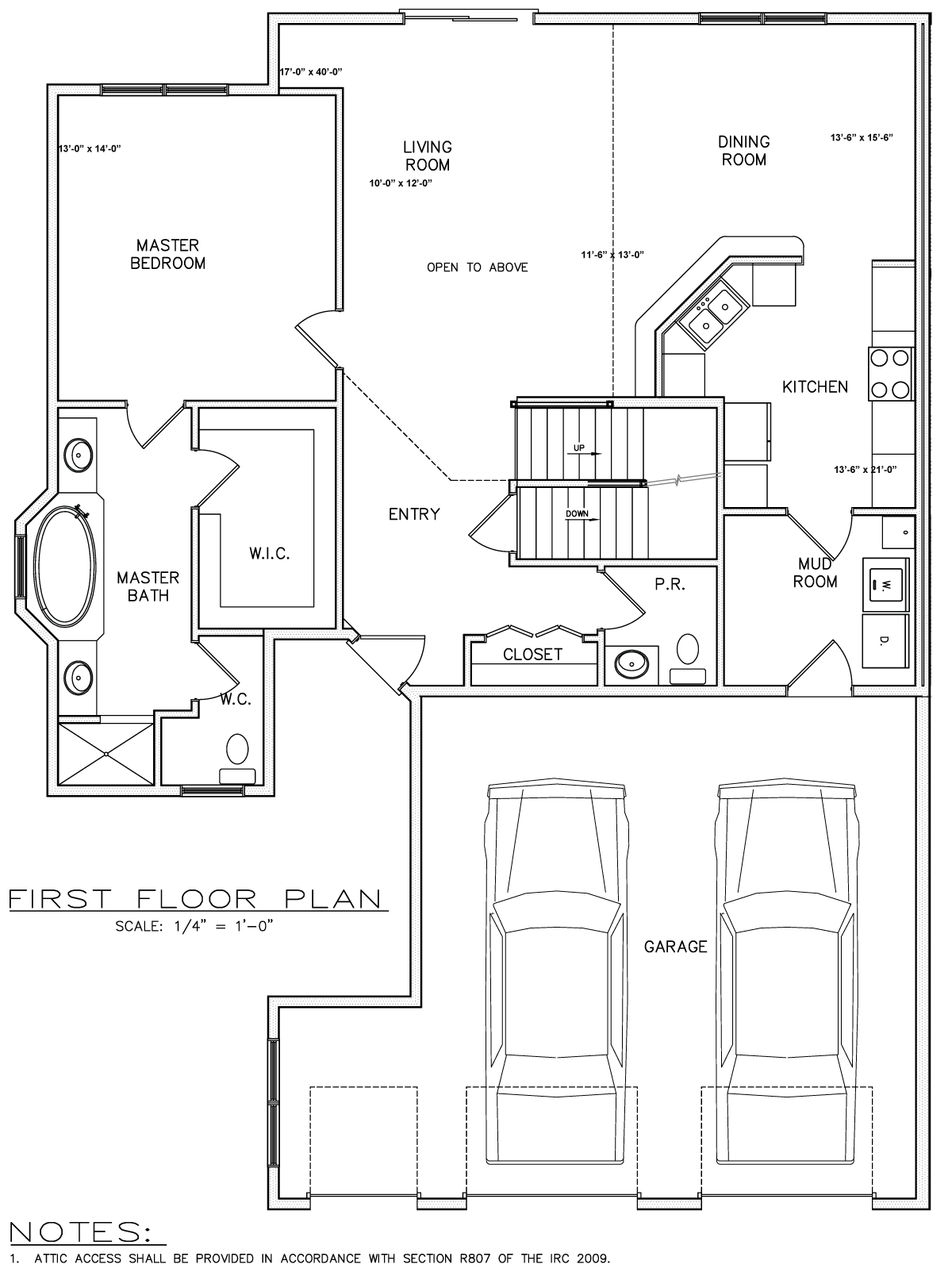 Oakmont Floorplan 1